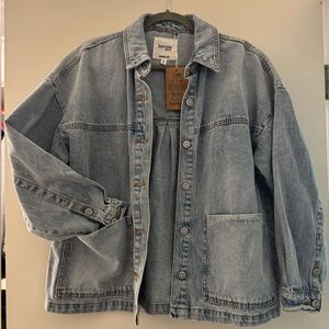Kensie Washed Blue Denim Jacket